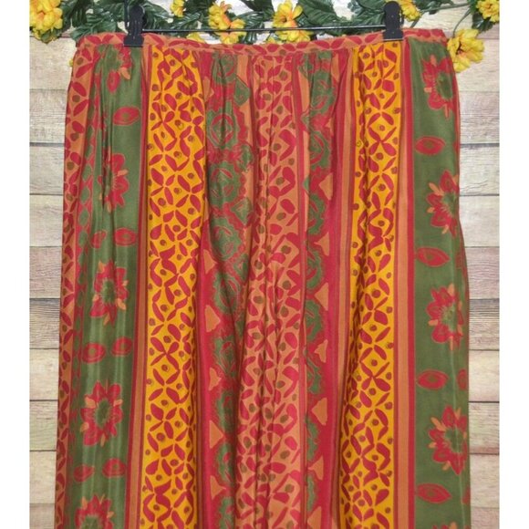 RARE Designer Oscar de la Renta 80's 2 PC Ensemble Silk Pants & Duster Size 10 - Picture 10 of 16